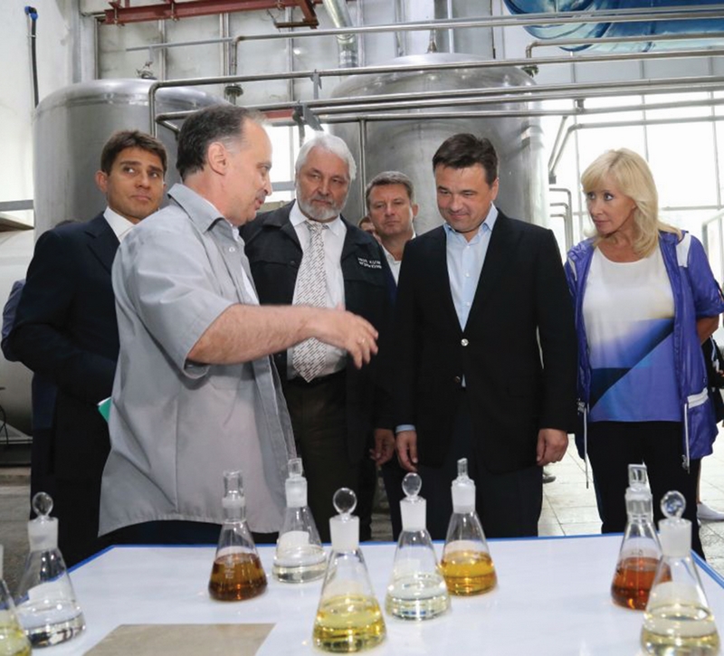 Губернатор Московской области АНДРЕЙ ВОРОБЬЕВ посетил завод «Элинар»